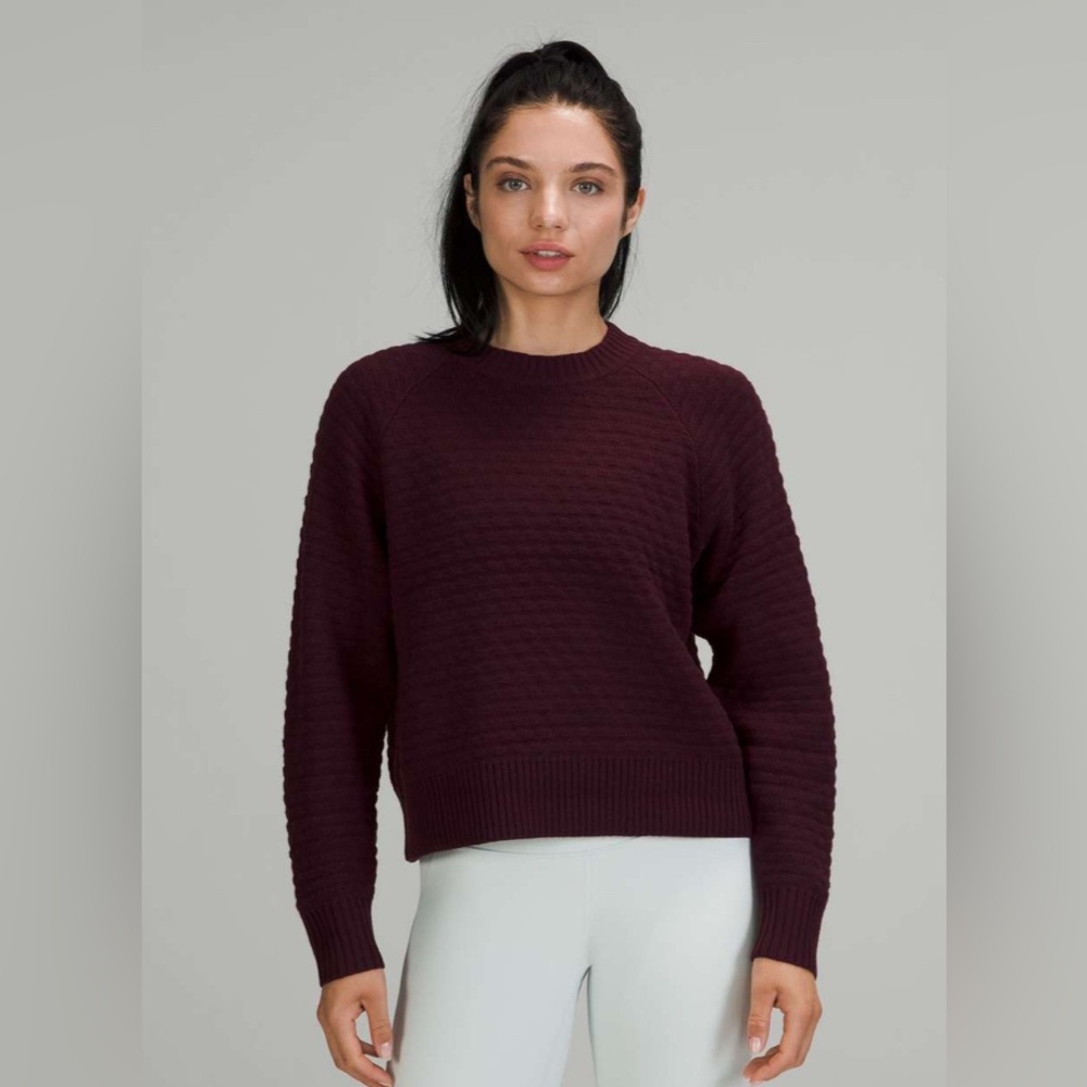 Lululemon Texture Play Crew Sweater